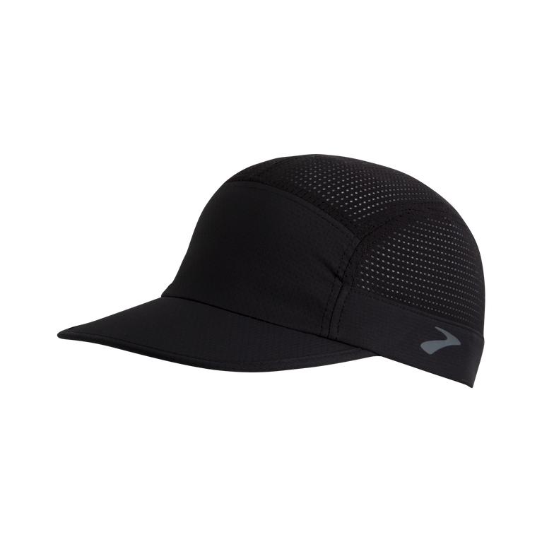 Brooks Men's PROPEL MESH Running Hat - Black - Canada (RKFJQ-0415)